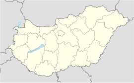 Debrecen na mapi Hungary
