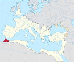 Мавретания Тингитанская на карте