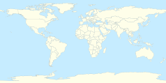 Mapa konturowa świata, u góry nieco na prawo znajduje się punkt z opisem „Chanat Kazański”