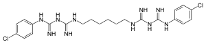 Struktur von Chlorhexidin