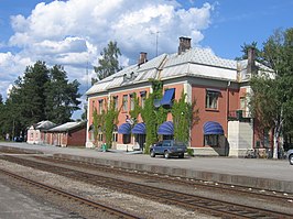 Station Elverum, eindpunt van de lijn