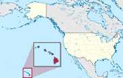 Гавайи на карте США