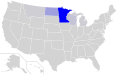 2000 US Census map of Ojibwe use