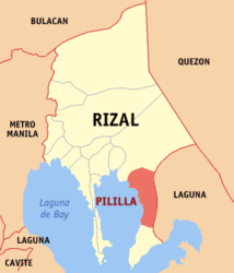 Pililla – Mappa