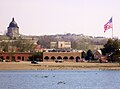 Missouri Nehri kenarında Pierre merkezi