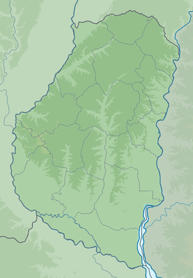 Voir sur la carte topographique de Entre Ríos