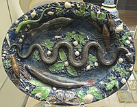 Bernard Palissy (attributed to), plate, 1575-1600