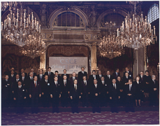 Salle des Fêtes semasa persidangan Conference for Security and Co-operation in Europe 1990