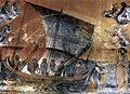 1628年製成的“小船”馬賽克仿製品