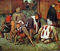 The Beggars (The Cripples) (۱۵۶۸), موزه لوور، پاریس, oil on panel