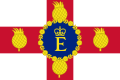 Vlajka britské královny Alžběty II. na Jamajce (1962–2022) Poměr stran: 1:2
