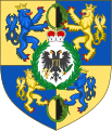 Herb jego żony Luizy von Wallenstein