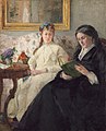 Berthe Morisot: A nai e a irmá de Berthe Morisot (1869-1870).