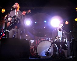 Broken Bells performing at Webster Hall, June 2010