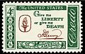 美国信条系列帕特里克·亨利纪念邮票，1961年面世
