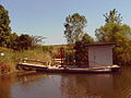 Image 13Wood-heated floating sauna on the farm pond (from Iowa)