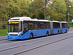 Dubbelledbuss av typen Volvo 7500 i Göteborg