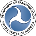 Az Egyesült Államok szállítmányozási minisztériumának pecsétje