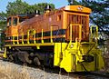 Commonwealth Railway #1552 an SW1500 parked at Wilroy in Suffolk, Virginia. It has been transferred to the G&W's Georgia Central Railway in Lyons, Georgia.[7]