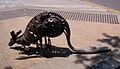 One of the City Roo sculptures in George Street, Brisbane