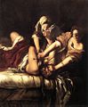 Artemisia Gentileschi : Judit decapita a Holofernes, 1612/1613.