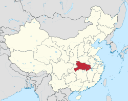 Hubei - Localizzazione