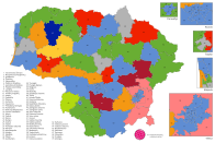 Single-member constituencies – first place after the first round