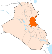 Location of Diyala Province