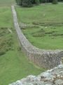 Parte del vallo presso il forte ausiliario di Housesteads.