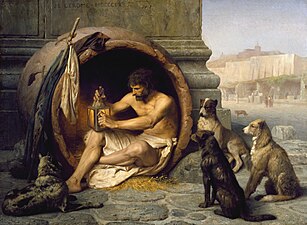 Diogenes Jean-Léon Gérôme, 1860