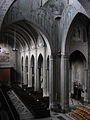 Interior Ecclesiae Cathedralis Bugellae, quae magnum fraudis oculi opus est