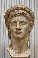 Bustu del emperador Claudiu (c. 50), reelaboráu a partir d'ún dedicáu a Calígula. Alcontrose na basílica Otricoli (Lanuvium, Italia) y consérvase nos Museos Vaticanos.