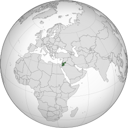 Giordania - Localizzazione