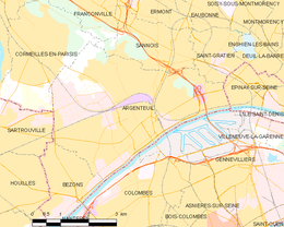 Argenteuil – Mappa