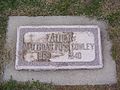 Grave marker of Matthias F. Cowley.