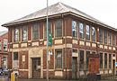 Long abandoned stylish Northampton Corporation Transport Offices in St James Road