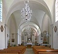 Innenansicht der Kirche Saint-Ermenfroi