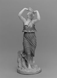 Female Bacchante by Royal Worcester, 1898. Brooklyn Museum