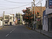 Vue d'une des rues de Huacho