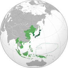   Japanska imperiet   Japanska kolonier/mandat   Vasallstat och territorier under japansk ockupation