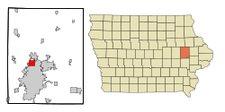 Location in the State of Iowa