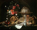 Natură Moartă; de Maria van Oosterwijck; 1668; ulei pe pânză; 73 x 88,5 cm; Muzeul de Istorie a Artei din Viena[110]