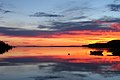 Innsjøen Päijänne og søvnlause netter i Finland.
