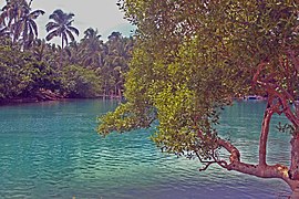 Small Lagoon op Tubabao Island in Guiuan