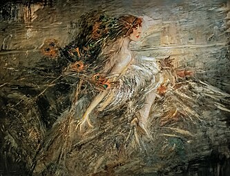 Giovanni Boldini, La Marquise Luisa Casati avec des plumes de paon, Rome, galerie nationale d'Art moderne et contemporain.