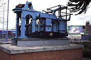 Early side-lever engine designed by Robert Napier, from PS Leven (1823), on display at Dumbarton