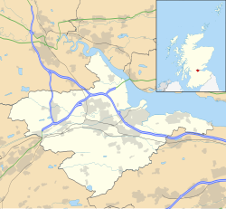 Larbert ubicada en Falkirk