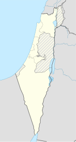 Ashkelon trên bản đồ Israel