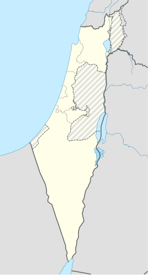 Гора Герцля. Карта розташування: Ізраїль