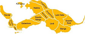 Localisation de Kibera